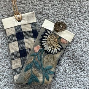 Unique Vintage Fabric Cuff Bracelet #824 Hand sewn by Violette Grace